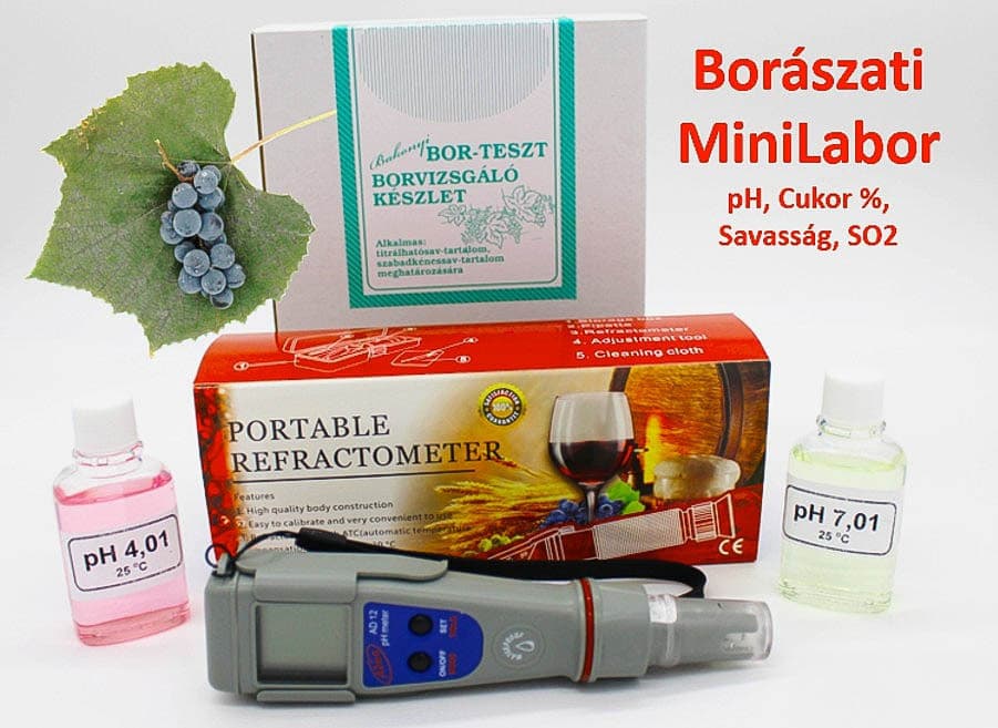BORÁSZATI miniLABOR – zestaw winiarski