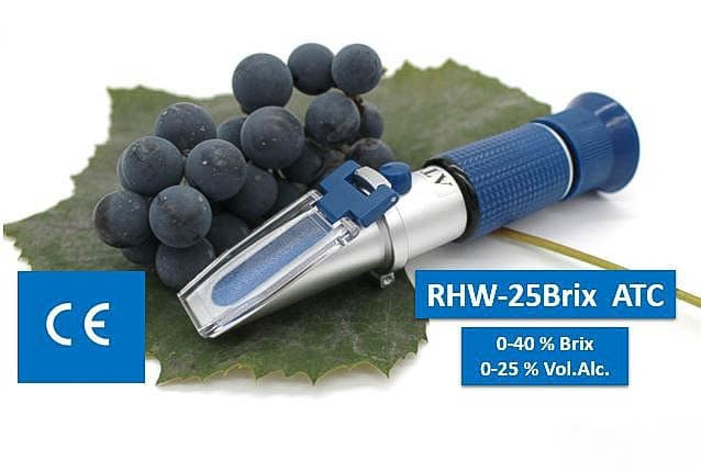 RHW-25BATC – refraktometr Brix i potencjalnego alkoholu